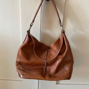 Frye brown leather handbag